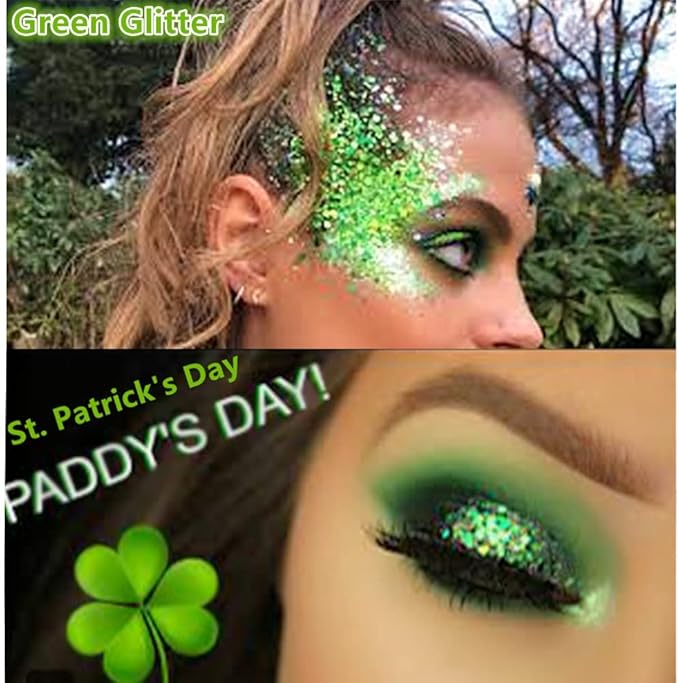 🍀 St. Patrick's Day Outfit Idea: Go Green with Glitter!