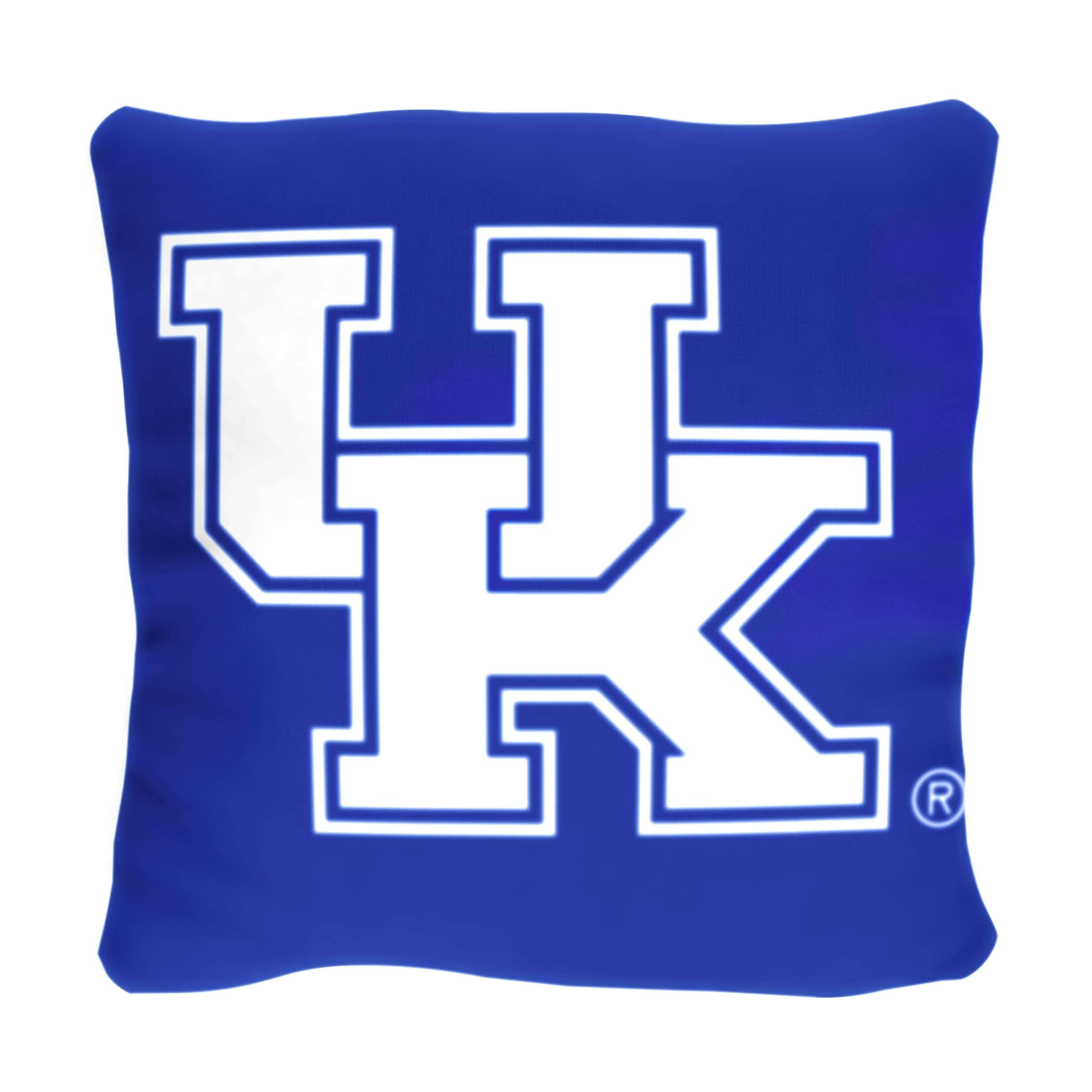 NORTHWEST NCAA Slashed Pillow 14X14 and Throw Blanket 40X50 Set with Back Pocket, Kentucky Wildcats