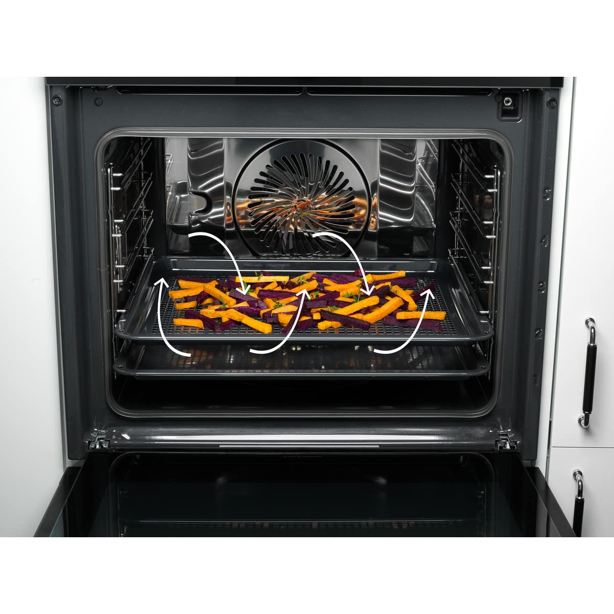 AEG Airfry profesjonalna blacha do pieczenia A9OOAF00 / zoptymalizowana cyrkulacja powietrza dla chrupiących rezultatów/mniej oleju/delikatna / 465 x 385 x 25 mm