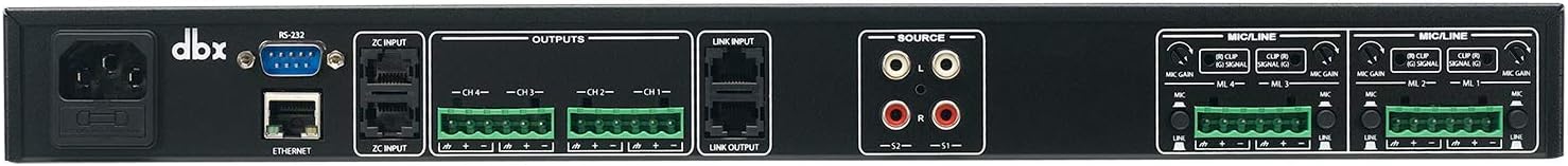 dbx ZonePRO 641m 6x4 Digital Zone Processor with Link Bus