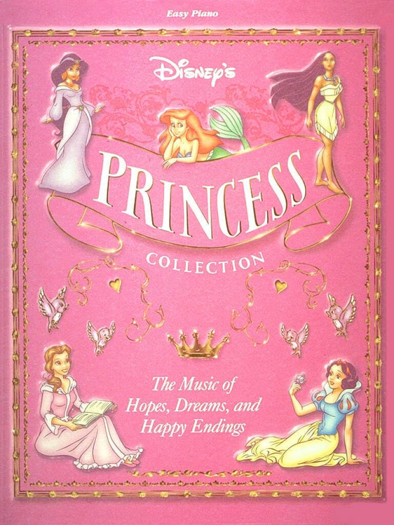 Disney's Princess Collection The Music of Hopes, Dreams and Happy Ending Volume 1 | 12 Iconic Disney Songs Easy Piano Arrangements for Beginners | Perfect Gift for Young Pianists and Music Lovers