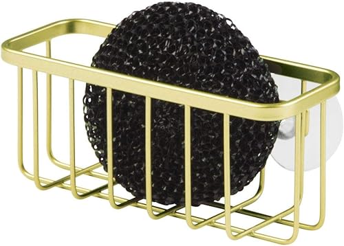 Vista 35 de InterDesign Gia ventosa para cocina, Metal, Blanco Perlado, normal