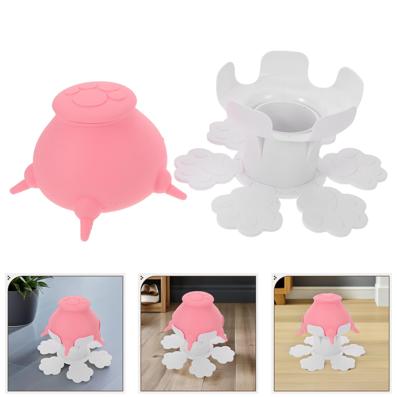 iplusmile Biberon Regolabile in Altezza per Cuccioli e Gattini Biberon in Silicone Alimentare per Allattamento di Animali Domestici Mangiatoia per L’Alimentazione e Abbeveraggio di Cani e