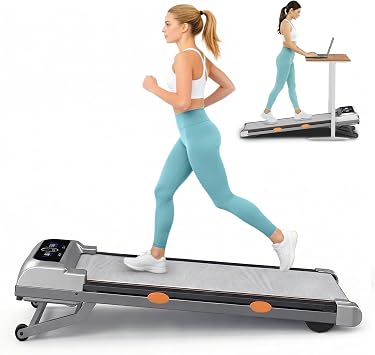 Rayspace Walking Pad Treadmill with 15% 12-Level Auto Incline & UI Screen, Portable Treadmills with Bluetooth Speaker, 3.5HP Foldable Under Desk Treadmill for Home Office 450LBS, Remote & APP