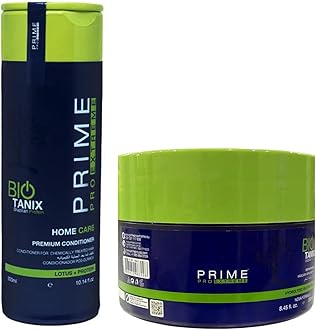 PRIME PRO EXTREME BIO TANIX Brazilian Protein Home Care Premium Conditioner+Mask For Chemically Treated Hair Lotus + Protein Hair Care For Women/Men