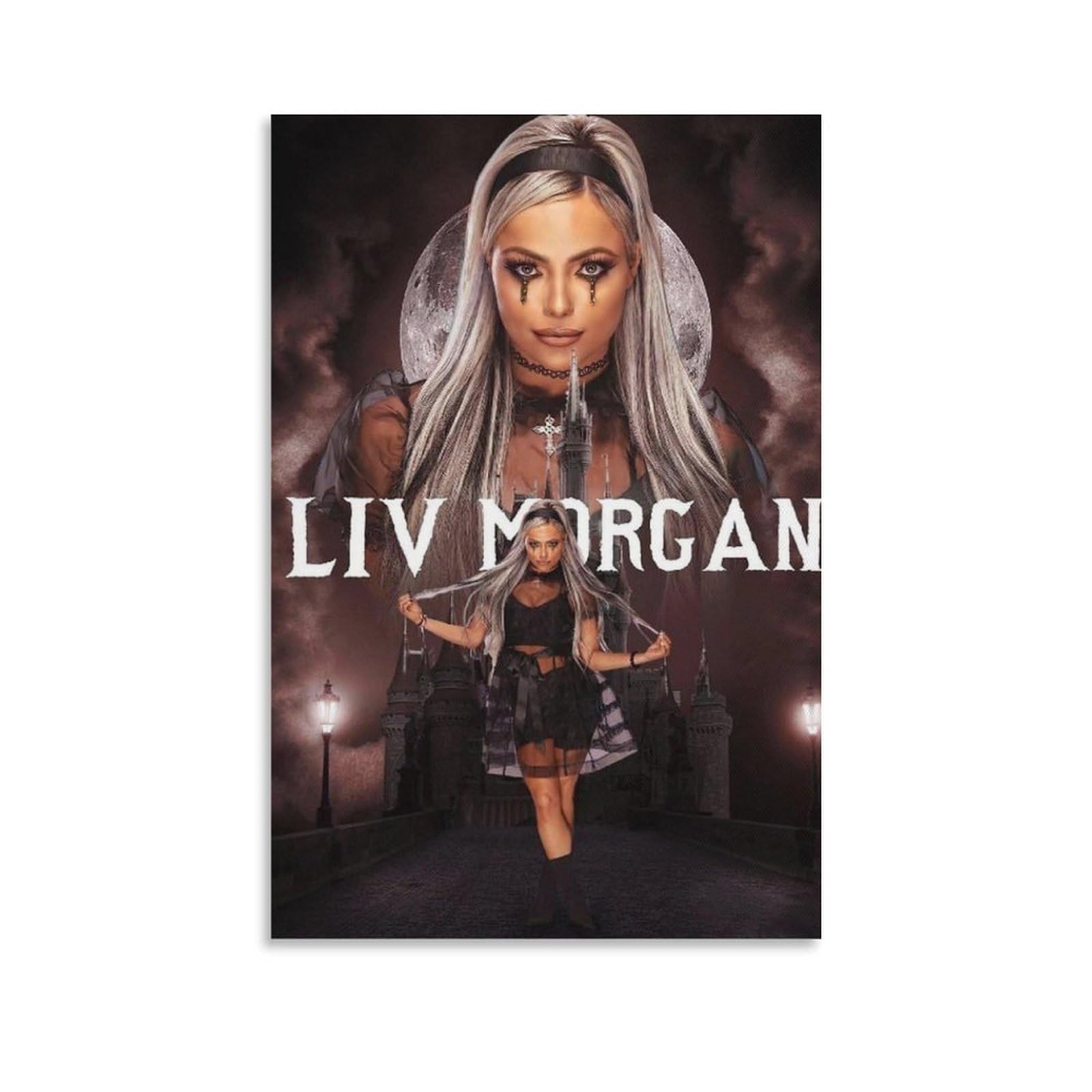 FCOIN Liv Morgan Canvas Poster Canvas Art Poster And Wall Art Picture Print Modern Family Decor Posters 24x36inch(60x90cm)