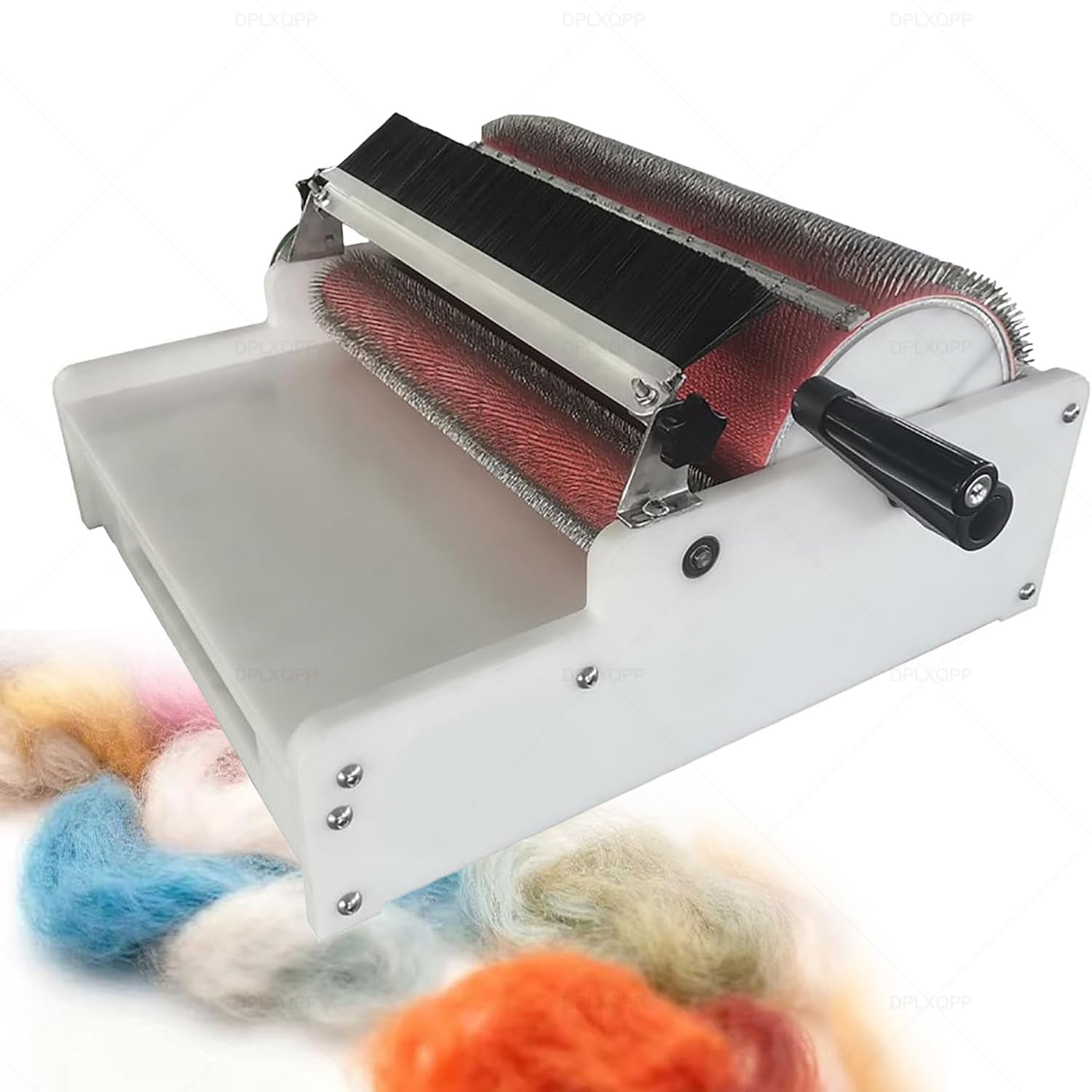 Macchina a manovella per la miscelazione dei colori senza sforzo, ideale per gli amanti dell'artigianato per creare progetti artistici unici in feltro e fibra