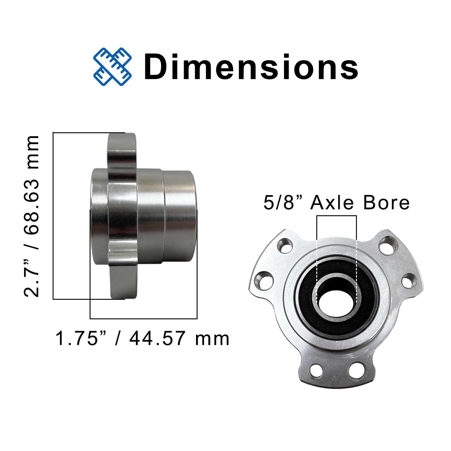 KHRIZ HUB Amazon.com: 8TEN Wheel Hub for Exmark Lazer Z AC AS CT HP LC