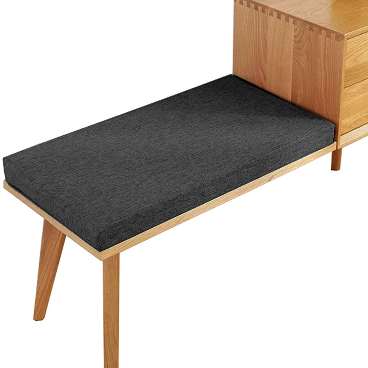 Coussin de siège pour balançoire et cuisine Blanch Cush lavable en tissu d'extérieur
