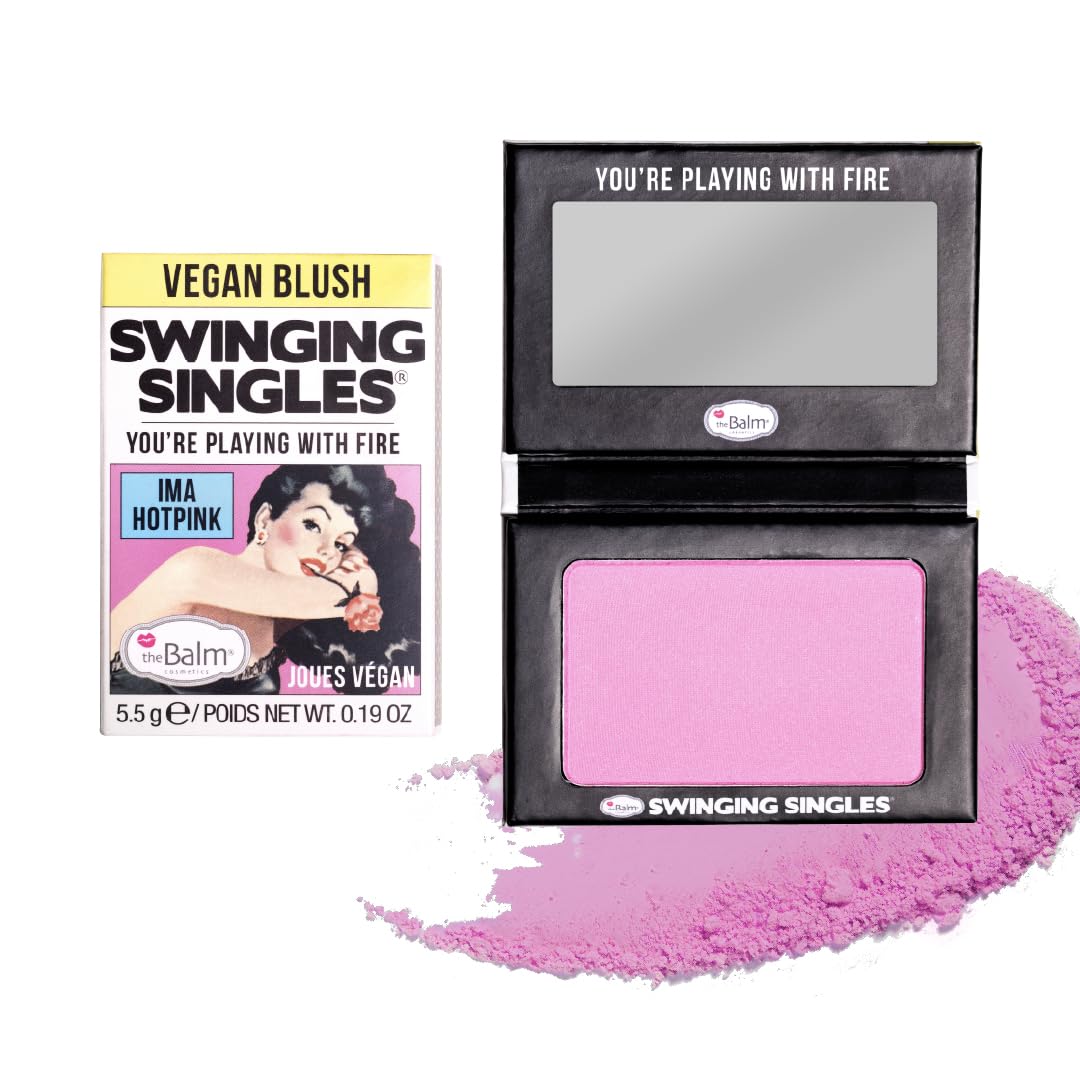 Amazon.com: theBalm Swinging Singles Blush/Shadow, Ima Hotpink