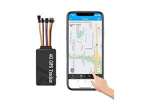 4G Real-Time Hidden Hardwired GPS Tracker for Vehicles with FREE 1-Year Subscription,...