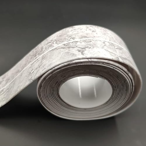 Miniatura 3 de 2 rollos de tira de sellado anticolisión, impermeable, autoadhesiva, cinta de sellado para fregadero, baño, cocina (7)