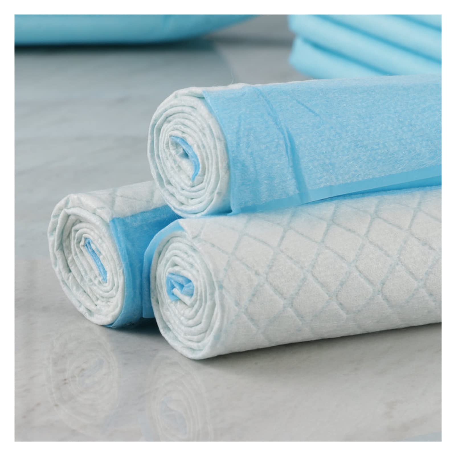 ZZSRJ 20/020/50/100 Piezas Pájaro Mascota Almohadilla desechable Absorbente Perro Pañal de Perro Entrenamiento de Perros Pañal Almohadilla de pañal (tamaño : 50pcs 60X45cm)