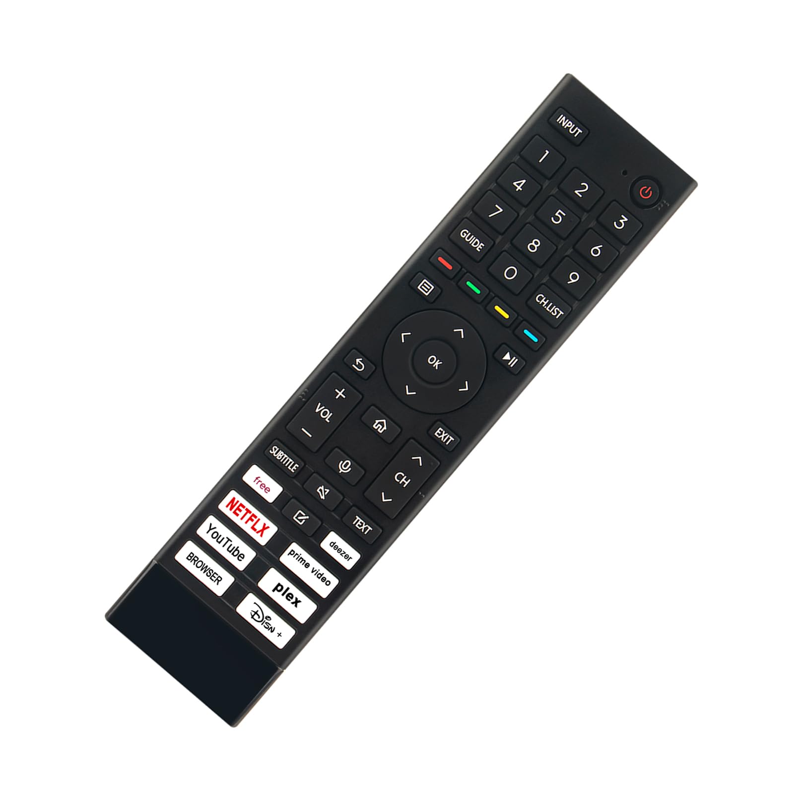 ERF3ZE80 pilot zastępczy głosem -VINABTY-pasuje do Hisense KIWI MEDION Technisat kiwi salling technisat medion tesla smart JVC DYON TV pilot ERF3ZA80 ERF3ZD80 ERF3ZB80 ERF3ZC80 ERF3ZE80