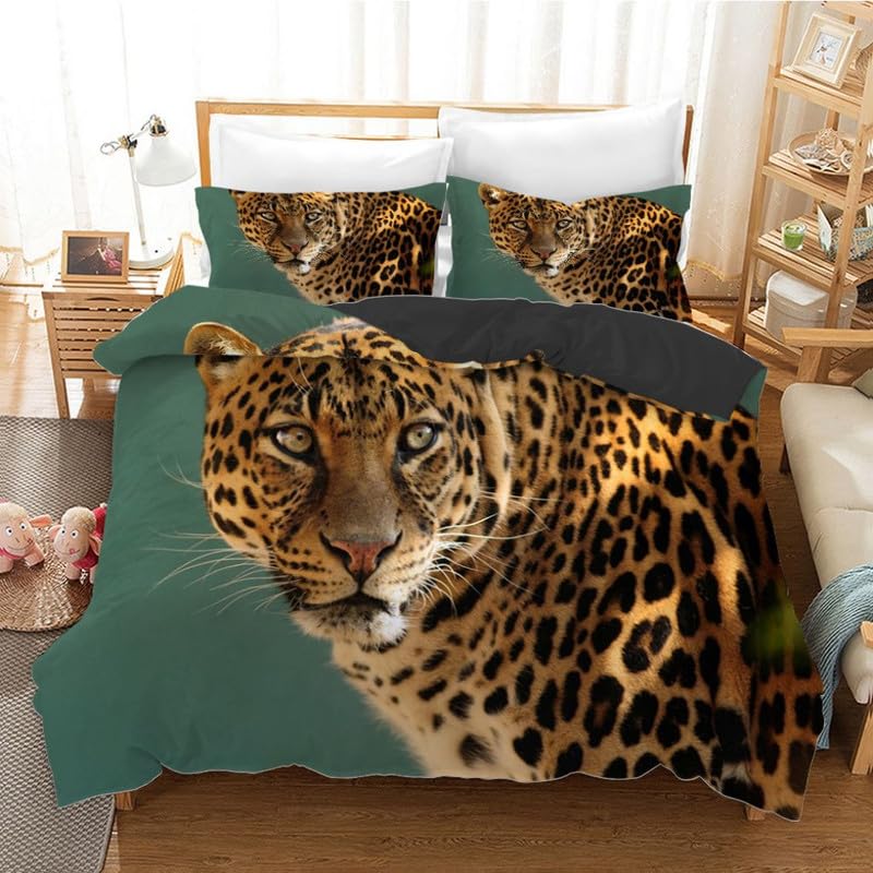 Housse de couette 140x200 microfibre 110g/㎡ thermorégulatrice cyan