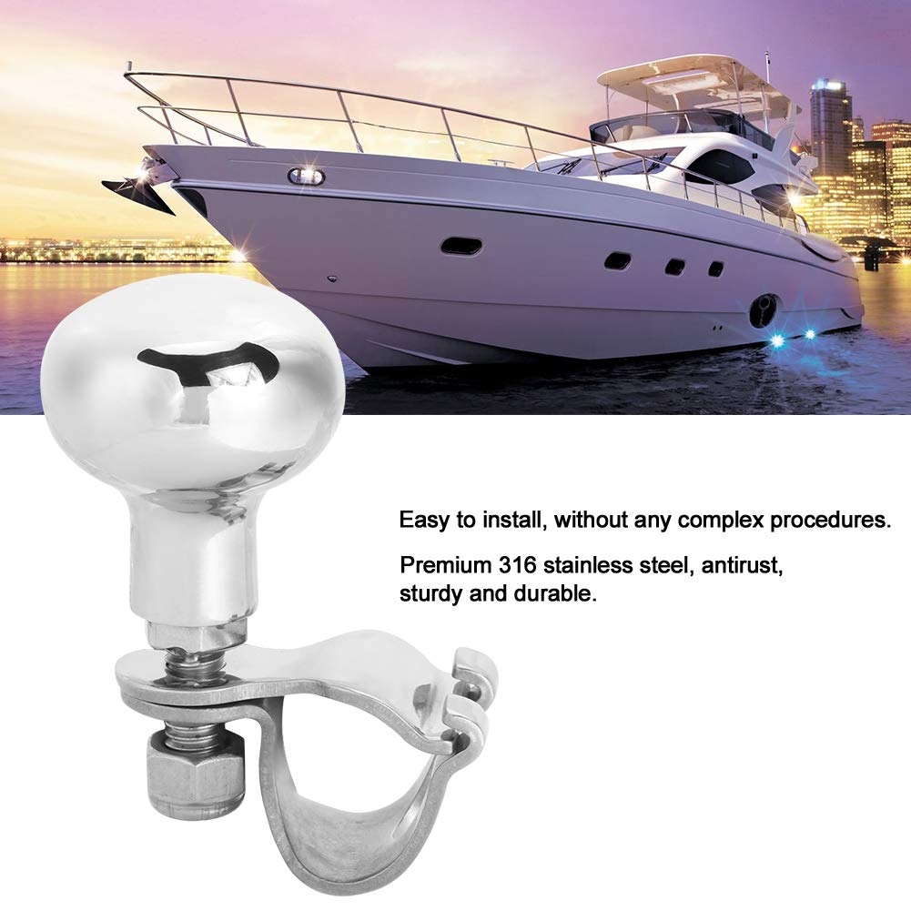 Enhance Boat Steering with 316 Stainless Steel Steering Wheel Knob, long-lasting, Boat Accessory