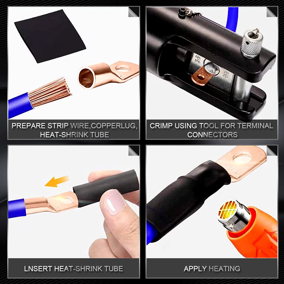 Gaines Thermorétractable Paroi Fine