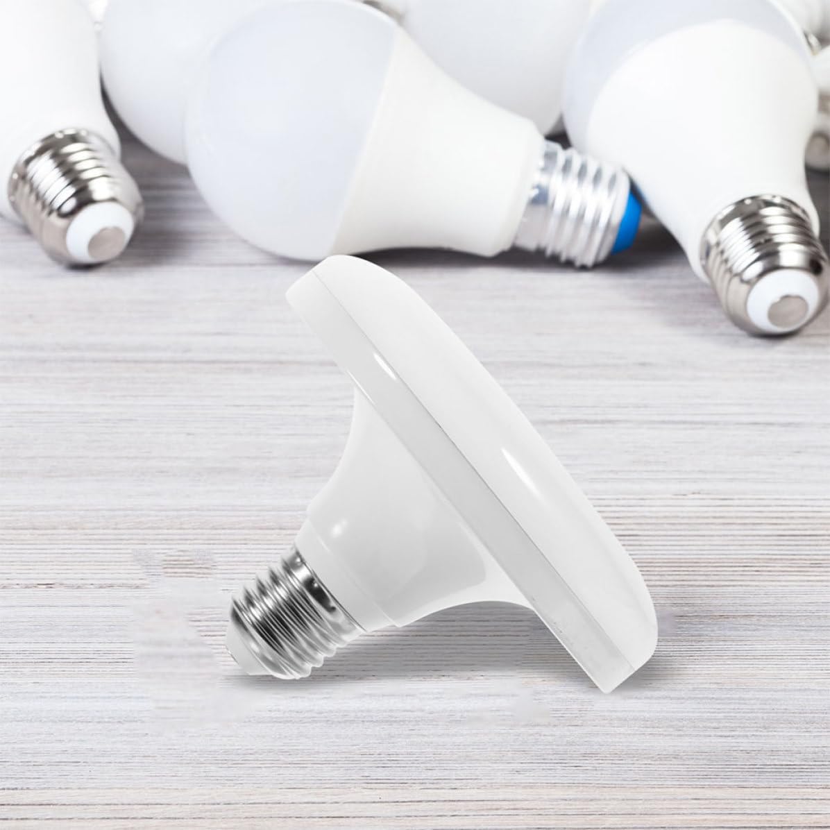 Bombilla LED Plana E27 220v 3 Piezas Blanco para Techo