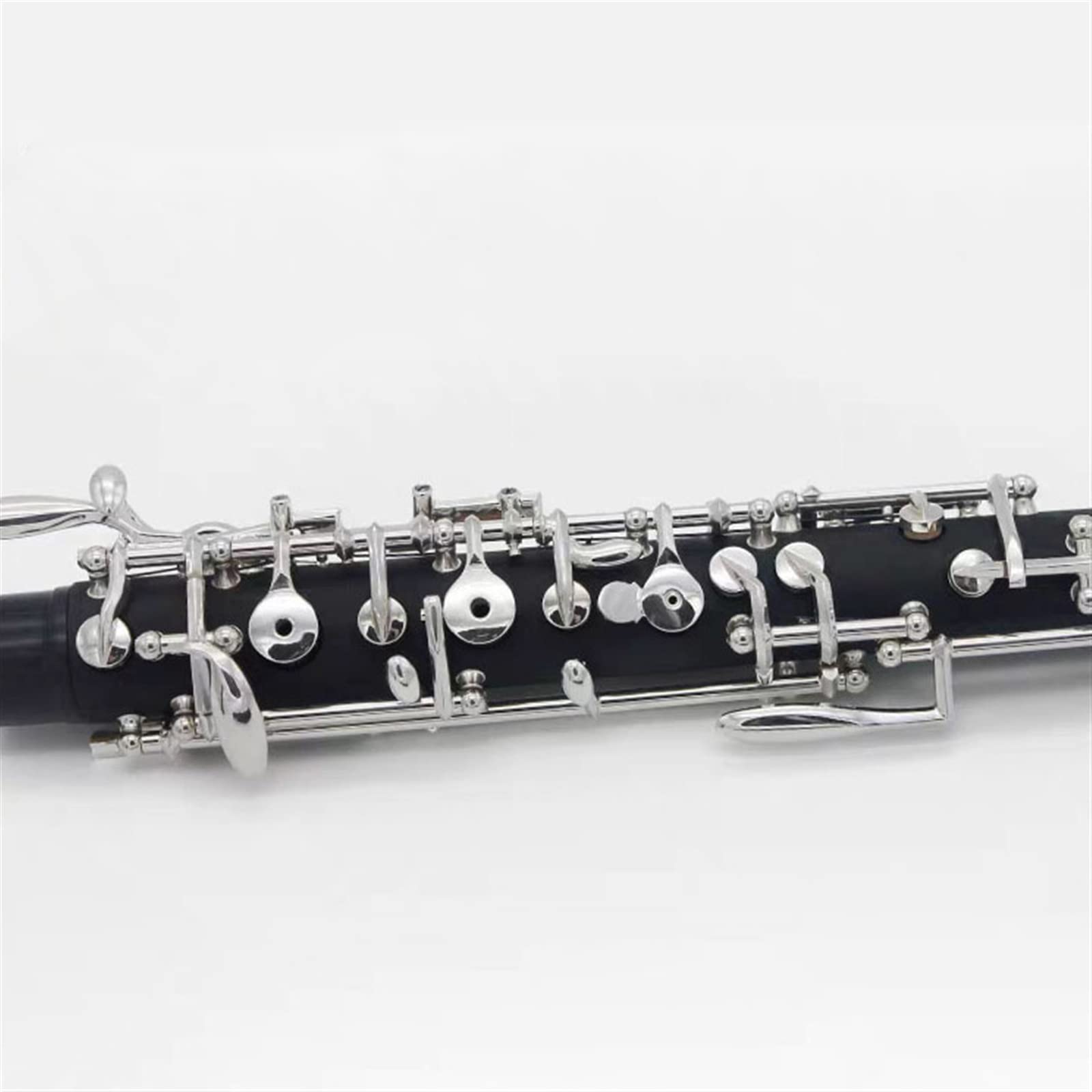 Hautbois Hautbois C Tune Semi-Automatique Bouton Plaqué Argent Hautbois Type Instrument À Vent Débutant