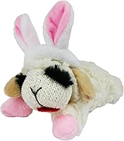 Vista 13 de Multipet Licenciado oficialmente Lamb Chop Jumbo White Pelush Dog Toy, 24 pulgadas