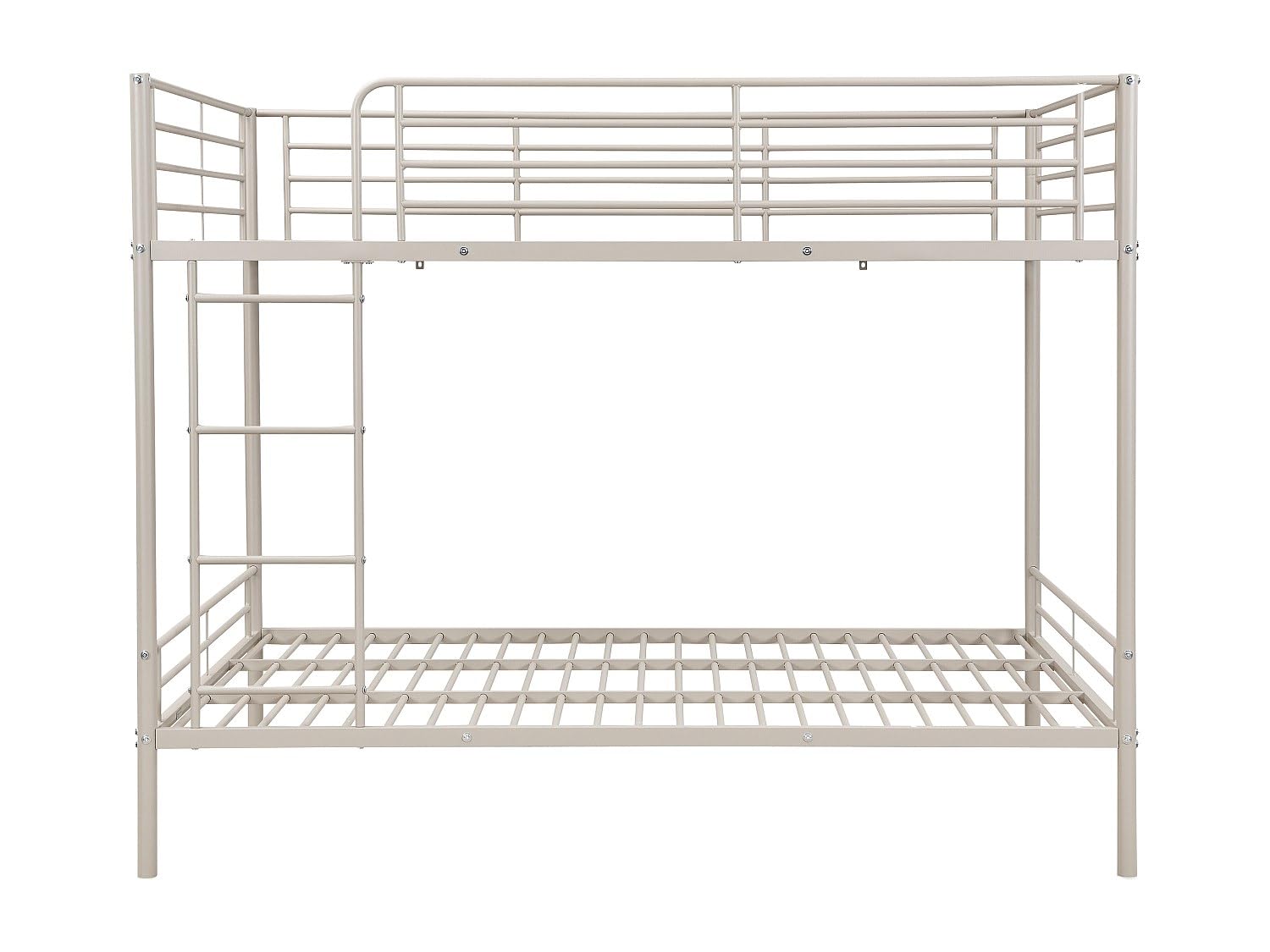 Vente-unique - Lits superposés - 2 x 120 x 190 cm - Beige - DUOTIS II