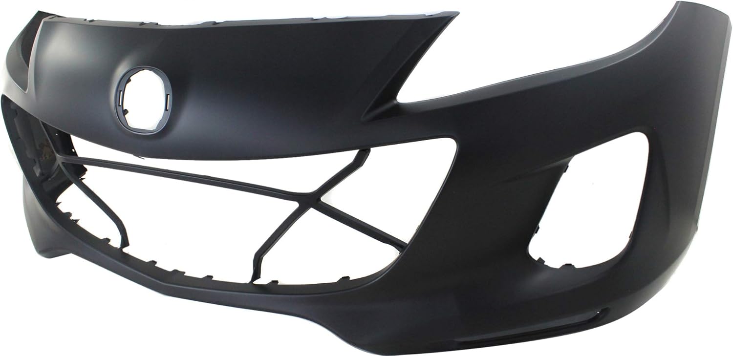 Evan Fischer Front Bumper Cover Compatible with 2012-2013 Mazda 3 Primed Hatchback/Sedan 2.0L/2.5L