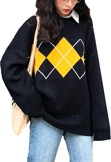 Amazon.com: Sudaderas holgadas de gran tamaño con cuello redondo y manga  larga para mujer, con estampado de letras blancas, estilo vintage : Ropa,  Zapatos y Joyería