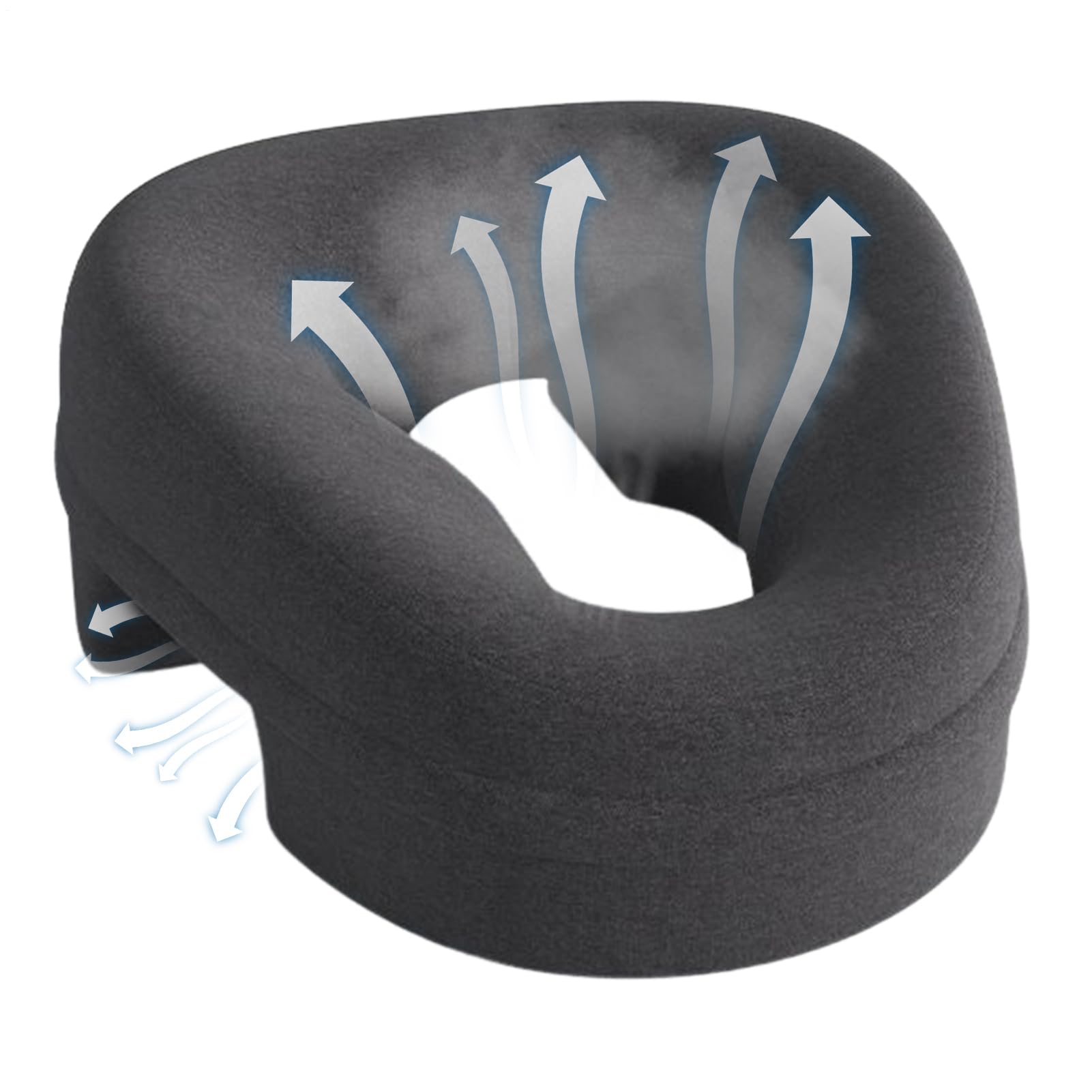 a faccia in giù - per sullo stomaco con design ergonomico per una comoda | posizione, morbido poggiatesta per la casa, terapia di massaggio, recupero e uso rilassante, 11,8