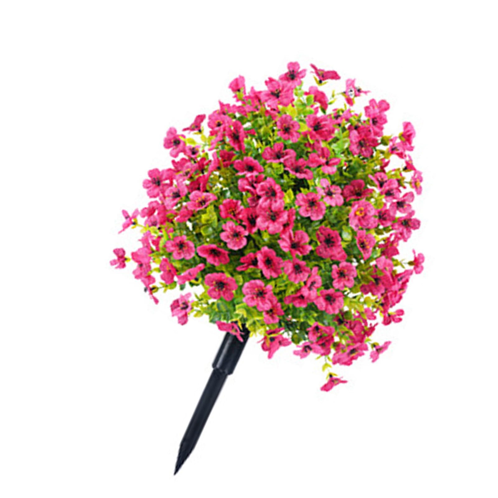 YROHGKPN Easy Maintenance Artificial Violets Eucalyptuses Bouquets Decorative Floor Plant for Event Home Decors Faux Violets Eucalyptuses Flower