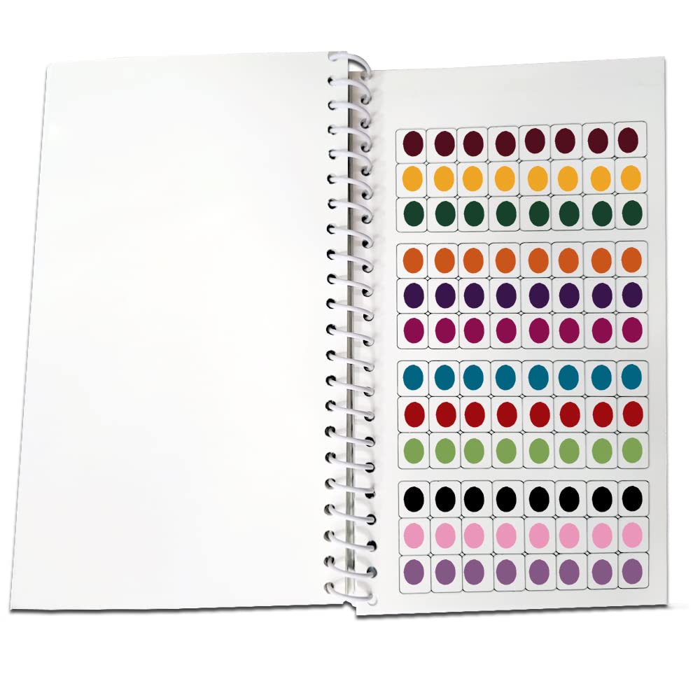 AB Beauty House Plain Multicolor Round Big Bindis Sticker Kumkum Bindi for Women & Girls Stylish 180 Bindis Medium