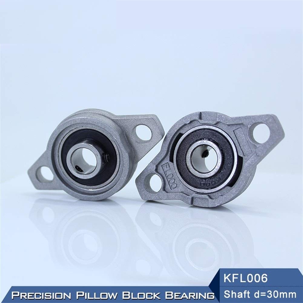 Cojinete montado KFL006, diámetro del Eje de 30mm, Bloque de Almohada de aleación de Zinc KFL, cojinetes de Bloque de Brida KFL006 FL006