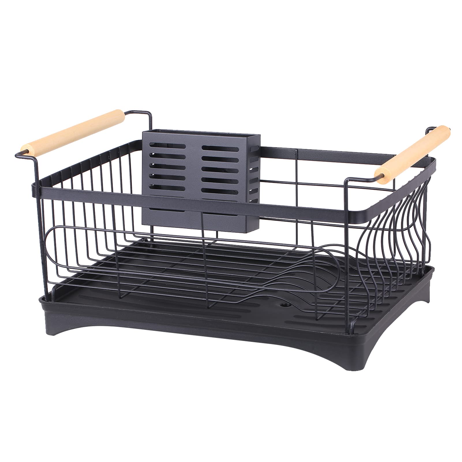 Dioche Estante para Platos Estante para Platos de Acero Inoxidable - de Secado para Fregadero de Cocina y Escurridor de Cubiertos, Organizador de Gran Capacidad con Drenaje Automático y Jaula para