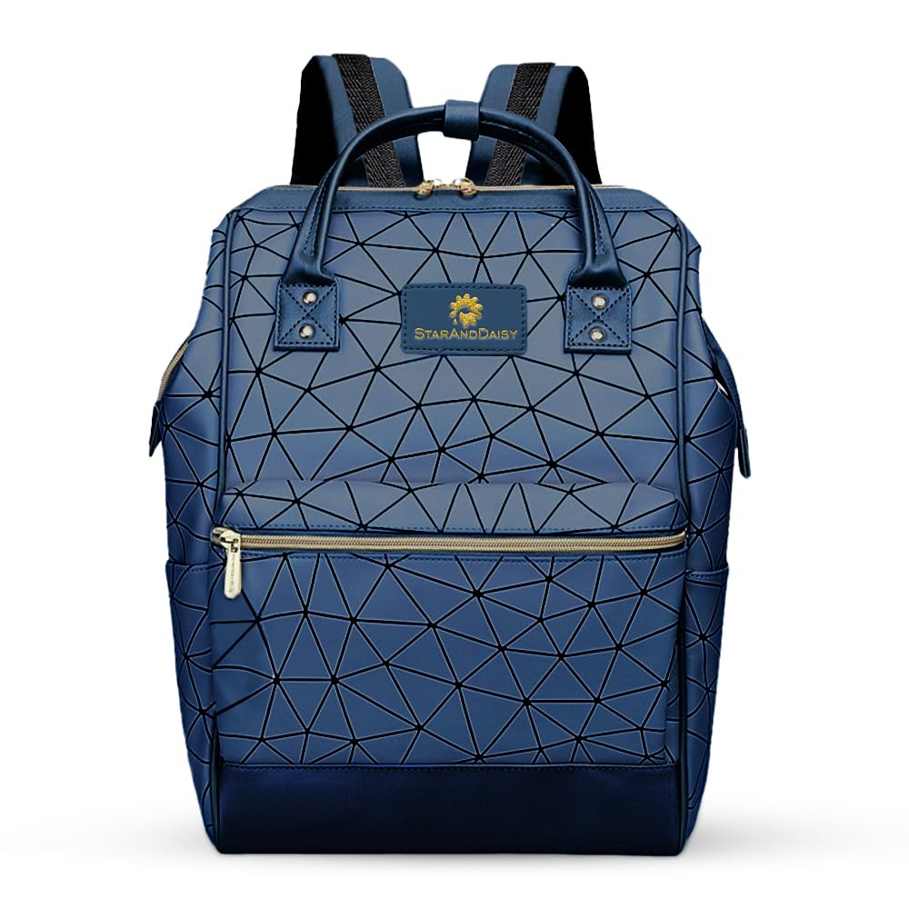 StarAndDaisy Diaper Bag/Backpacks for Mother- Maternity Bags for Baby with Multi Compartments, Stylish, Waterproof & Travel Friendly, Lightweight- (Blue)-image-22