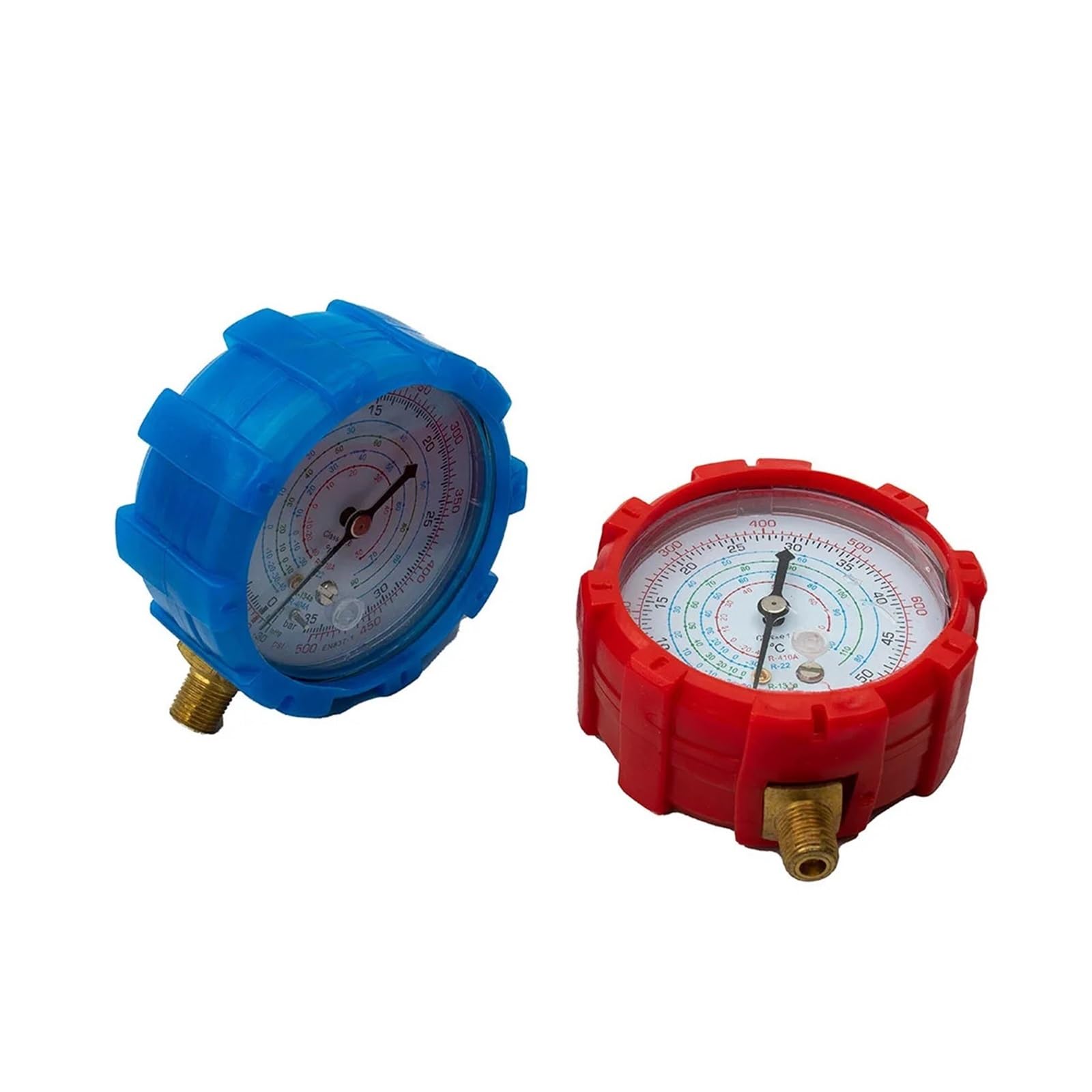 Manometer, R22 R404A R134A R410A Klimaanlagen-Manometer-Set, 2-teiliges Niedrig-Hoch-Messgerät, zuverlässig und langlebig