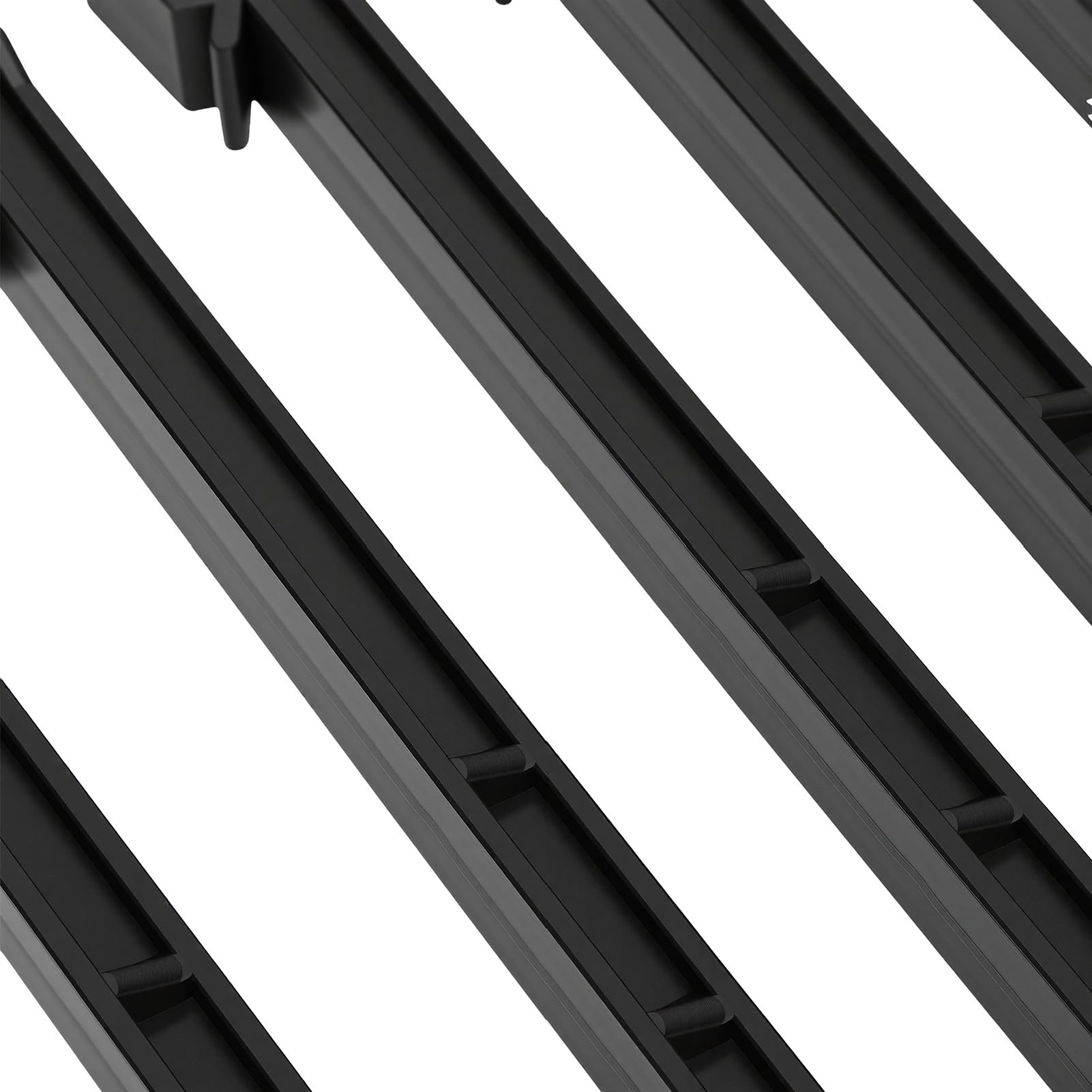 VGEBY Piquets d'ancrage au Sol en Plastique, 54 Piquets de Tente Noirs avec Dessus incurvé en Serpent, Conception à Poignée en épine, 9,45 X 0,71 Po pour Bordure de Jardin, Pelouse, Utilisation de