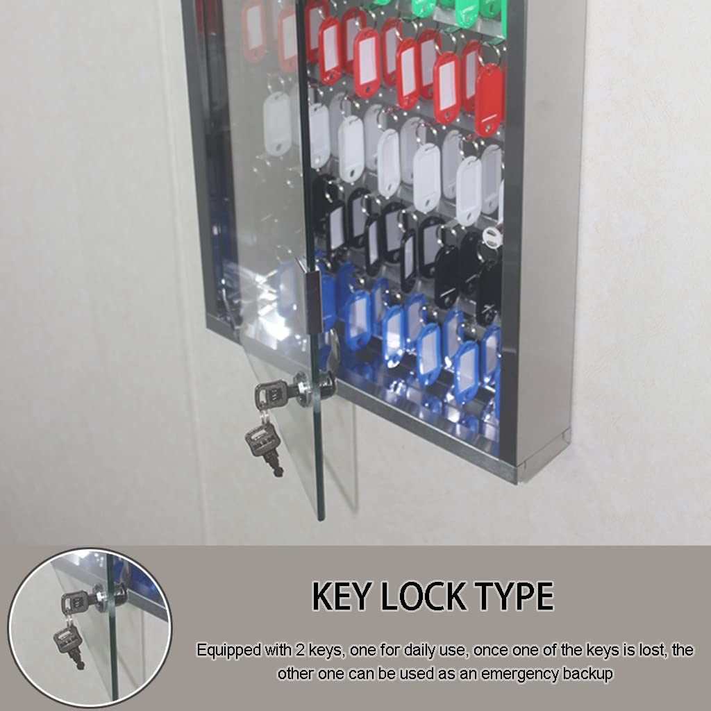 Amazon.co.jp: キーボックス 壁掛け おしゃれ 45/48鍵の大容量