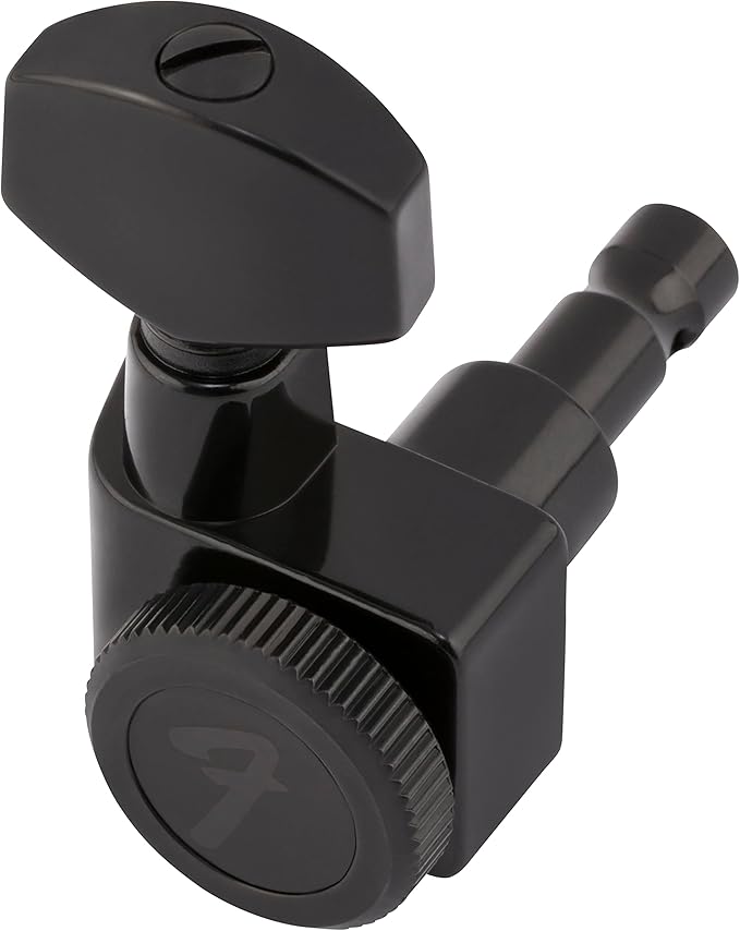 Fender Deluxe Locking Staggered Guitar Tuners, Black Musical Instruments