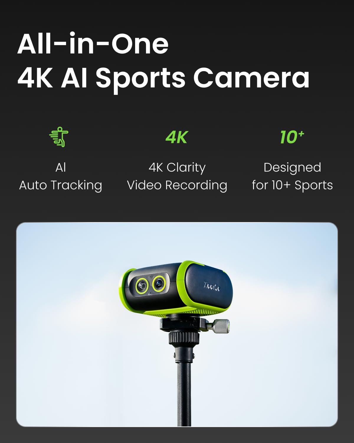 Amazon.com : XbotGo Falcon All-in-One AI Action Camera, 4K Auto