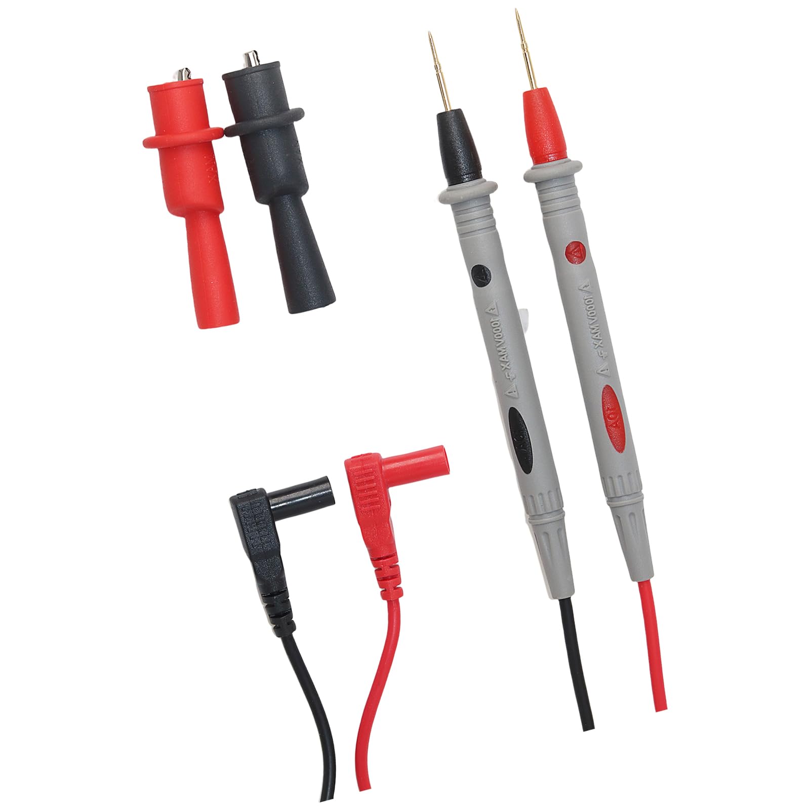 Kalttoy Professional Silicone Multimeter Leads Probes Suitable For In Electrical Testing Home Circuit Maintenance Flexible Silicone Cables