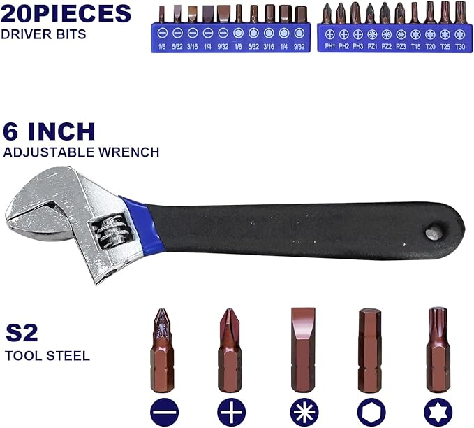 Kit de Herramientas Torin 40 Piezas con Caja de Plástico miniatura 5