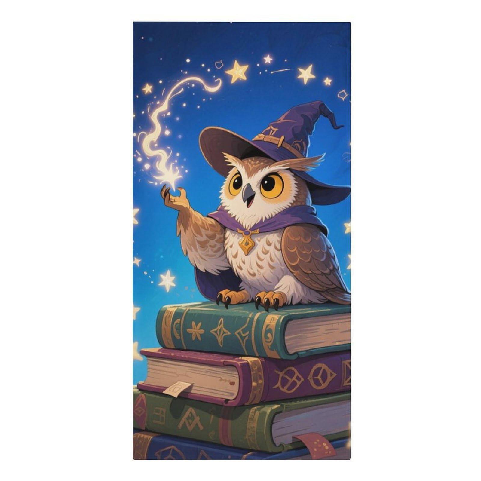 asbwuo Owl Beach Towels Extra Large Quick Dry Absorbent