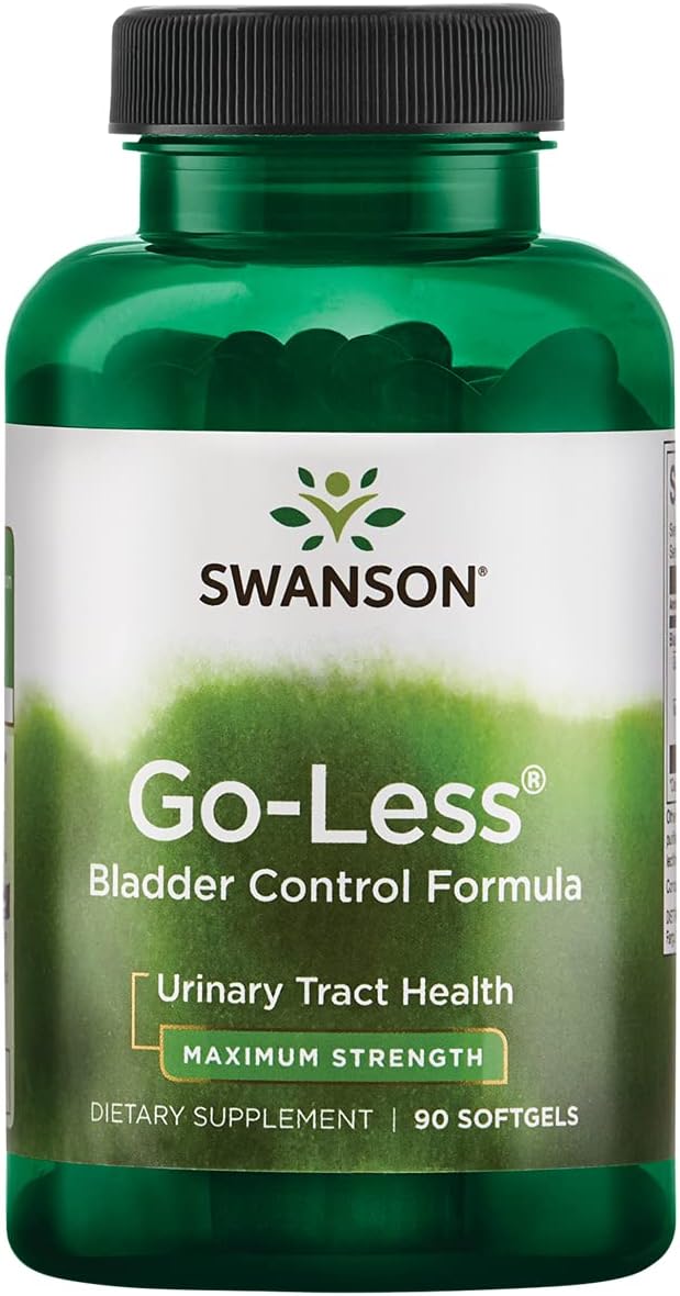 Swanson GoLess Bladder Control Formula Promotes Urinary