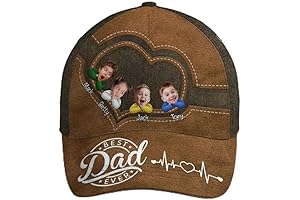 Custom 'Number One Dad' Baseball Dad Hats