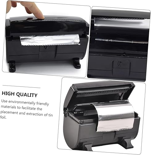 Miniatura 5 de DOITOOL 2 piezas de papel de estaño cortador de peluquería Abs protección del medio ambiente Material Mini, Negro -