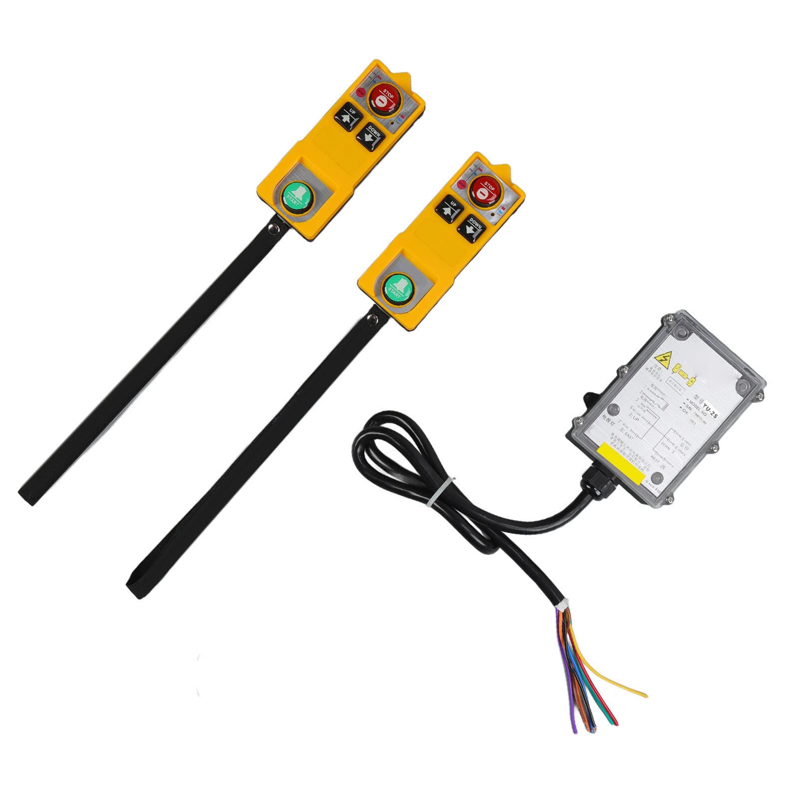 Control Remoto Inalámbrico de Grúa de Elevación a Prueba de Agua, Tecnología Inteligente, Distancia de Control de 100 M, para Grúas Eléctricas (AC 220V)