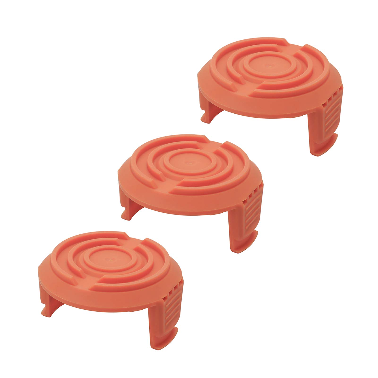 wonuu3 Pack Trimmer Spool Cap Fit Worx Weed Eater String Cover Parts Replacement 50006531
