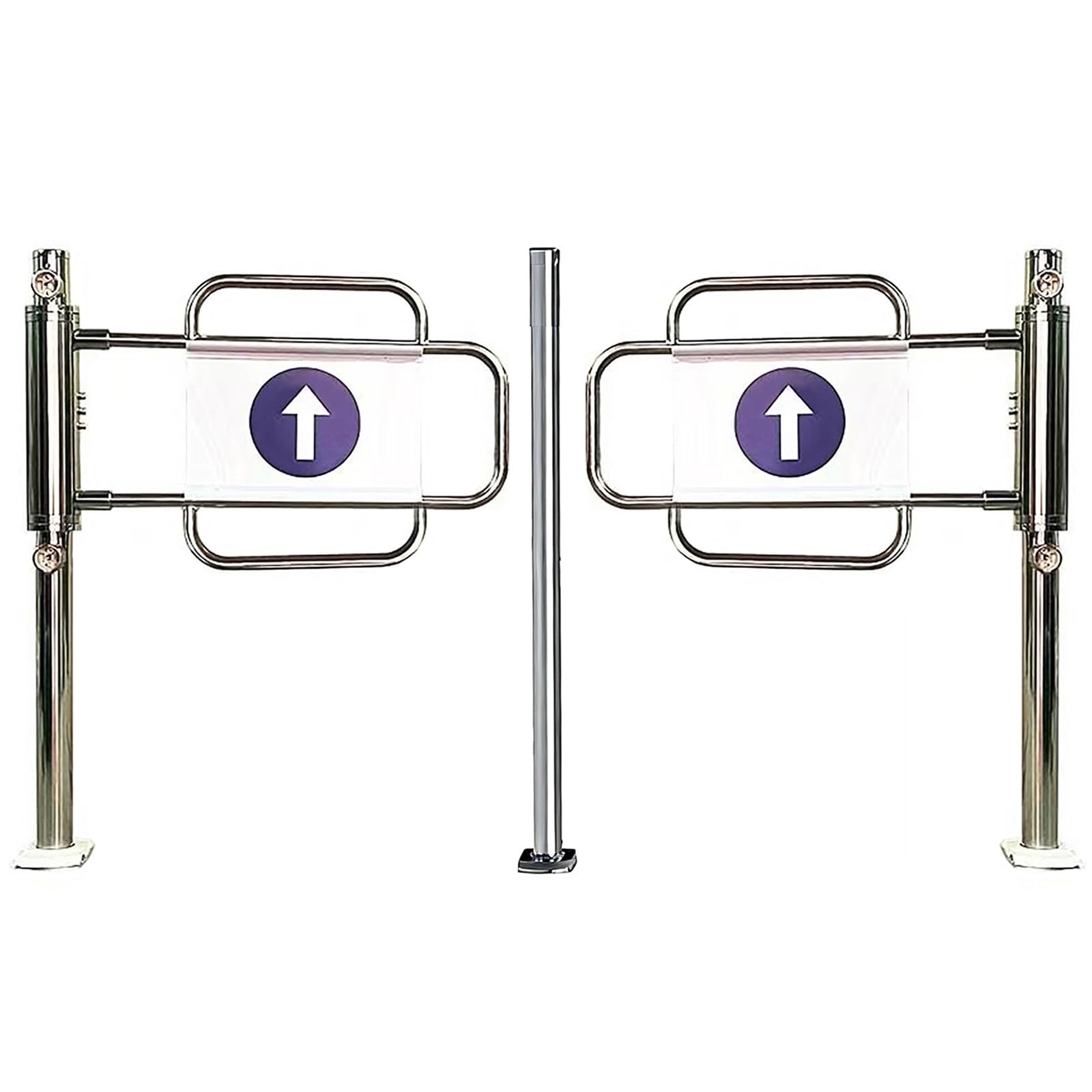 Aioneer Spring-Loaded Safety Swing Gate, Self-Closing One-Way Pedestrian Door For Secure Access Control In Commercial And Public Spaces-120cm/47.2in