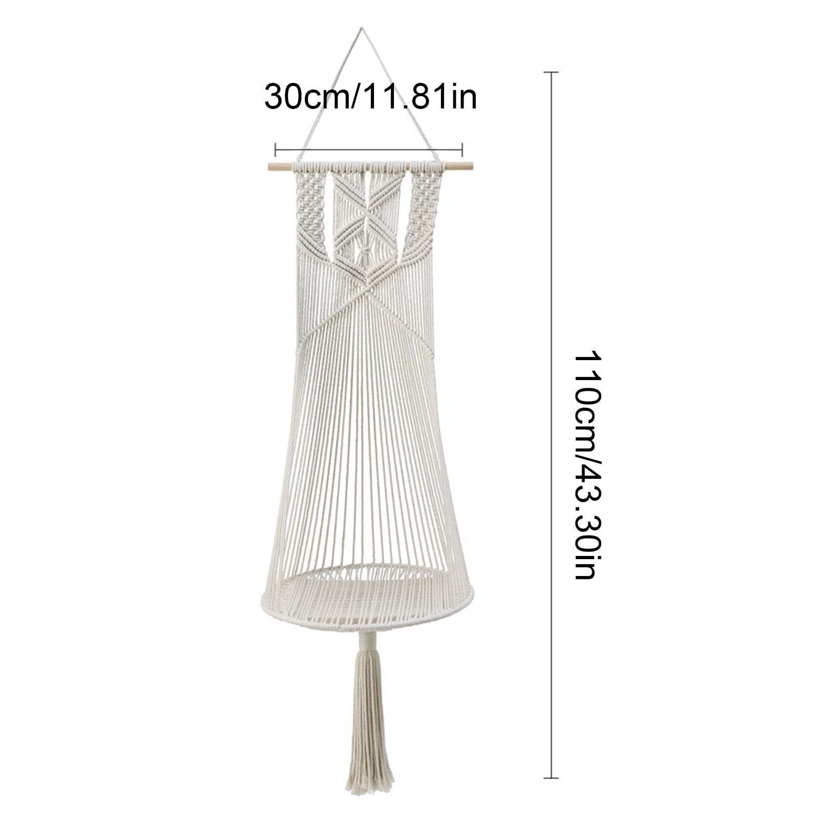 Amaca macramè per gatti, altalena per gatti Boho | per multifunzionale Bohemia - Letti Kitten in corda di cotone intrecciata a mano, altalena per finestra, angolo, portico, gia