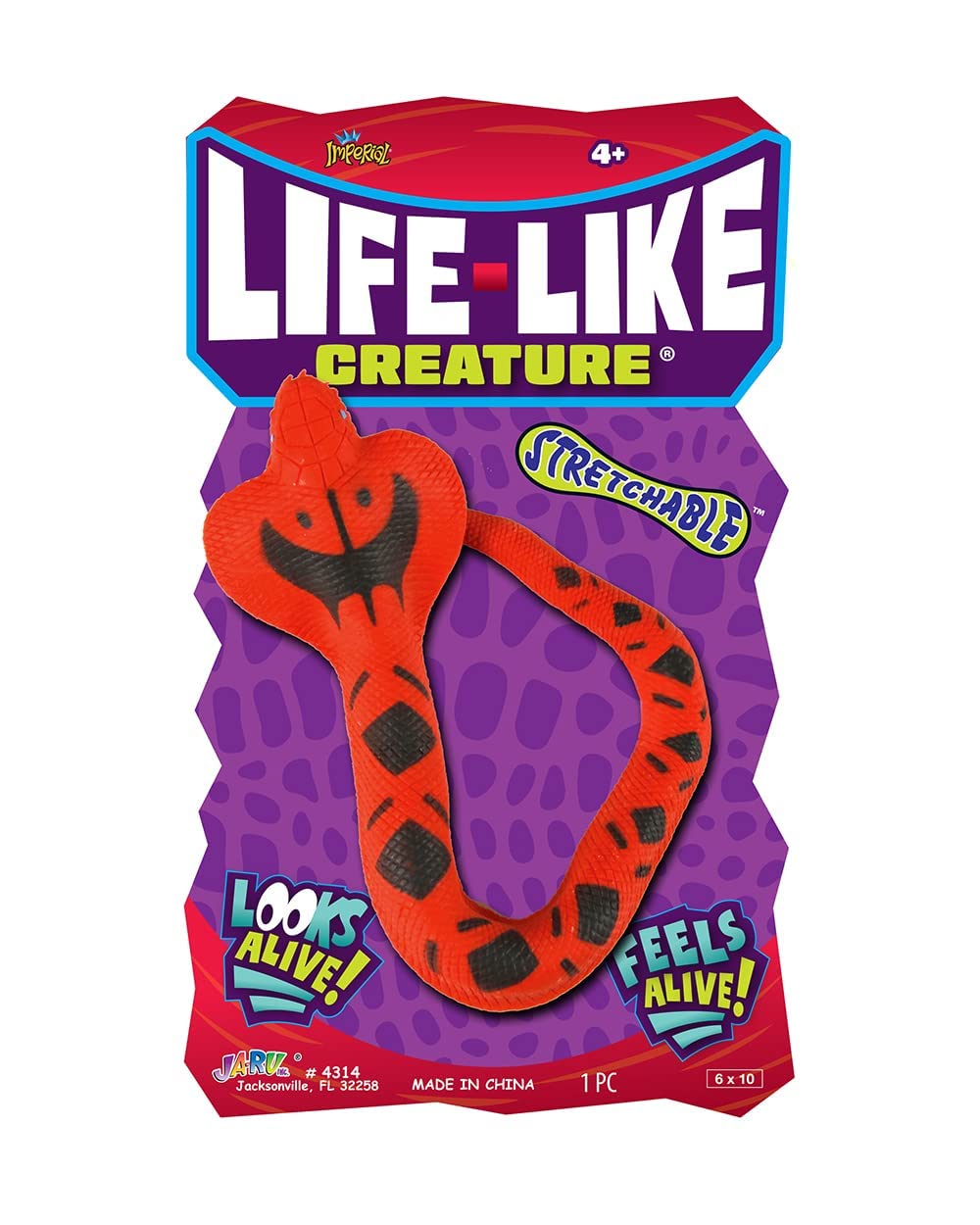 JA-RU Life Like Creature Stretchable Toy, Assorted: Buy Online at