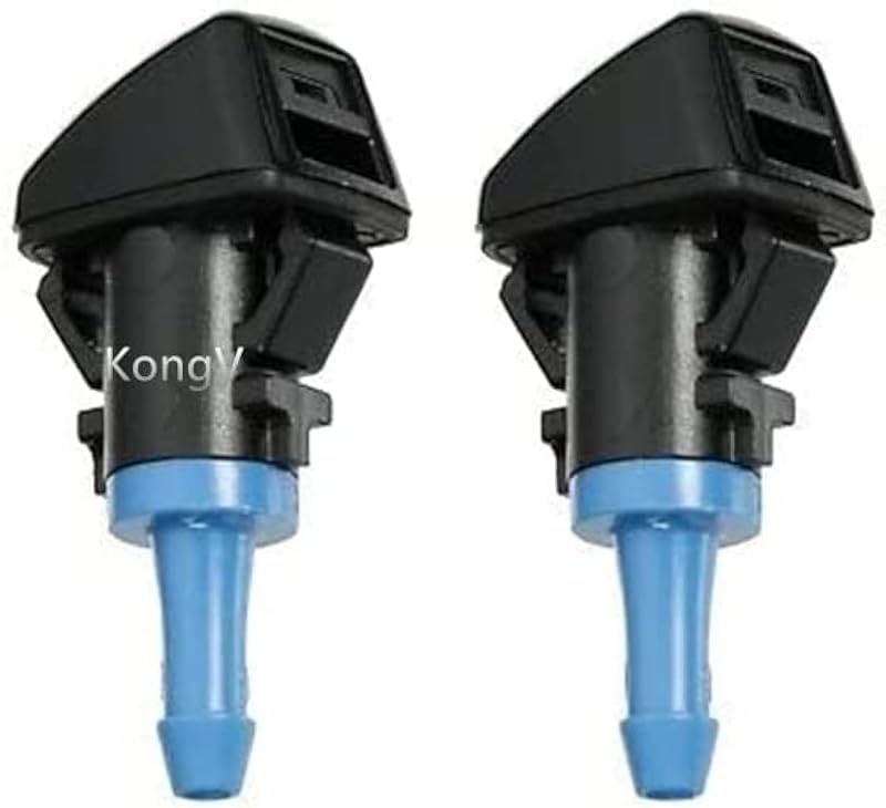 Bico do esguichador do lavador de para-brisa KongV 5303834AB azul para Dodge, Chrysler e Jeep – Par